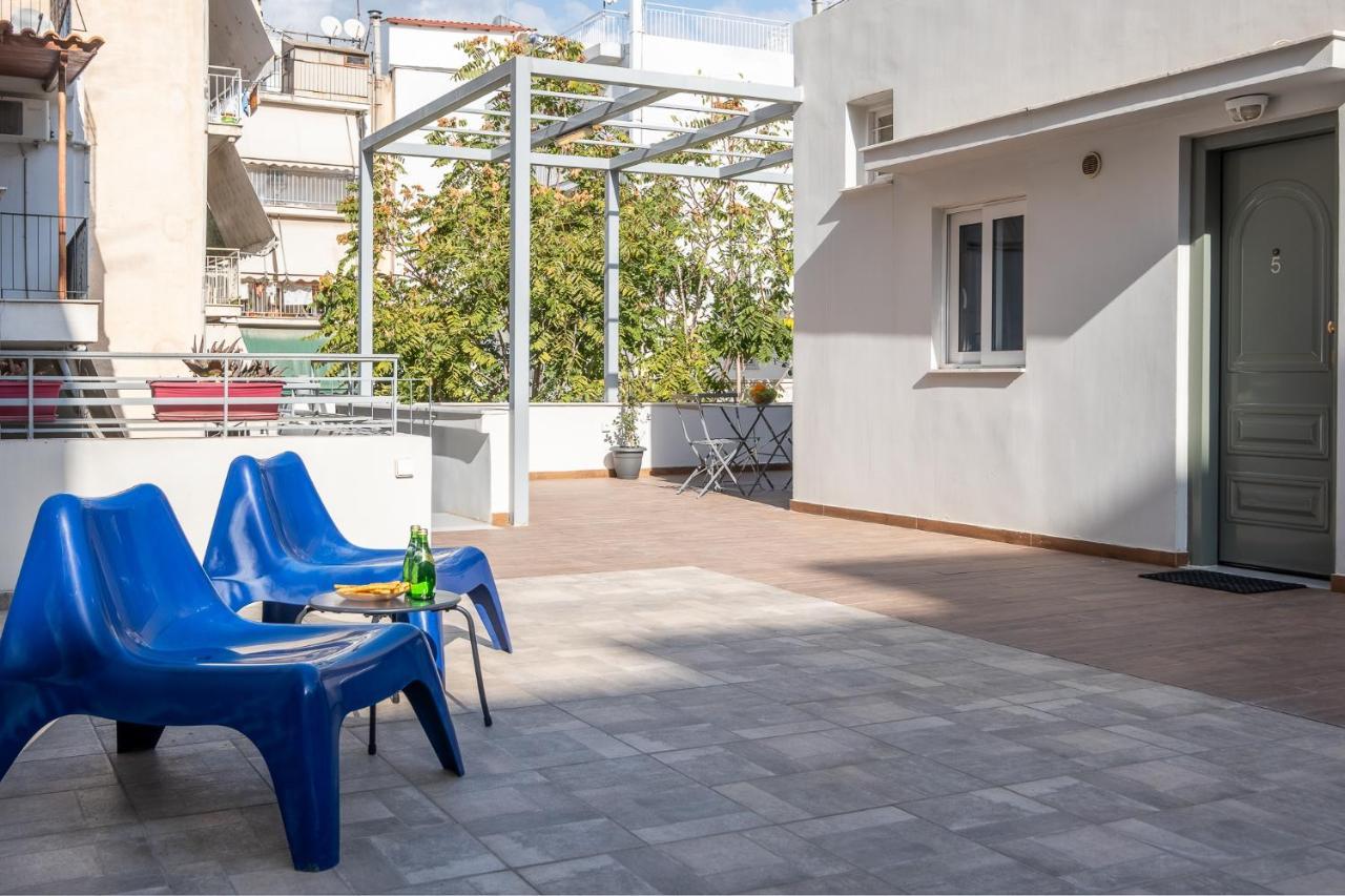 Central5 Boutique Apartments With Common Garden Next To Metro 아테네 외부 사진