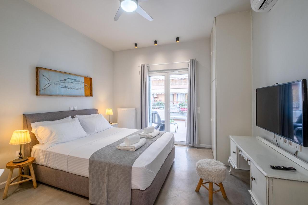 Central5 Boutique Apartments With Common Garden Next To Metro 아테네 외부 사진